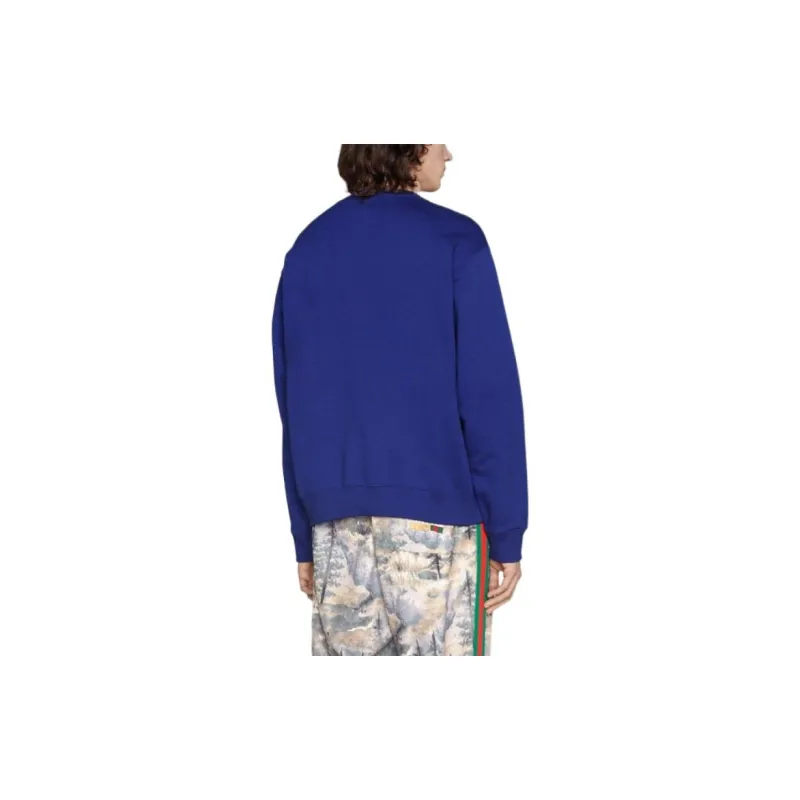 GUCCI x THE NORTH FACE FW22 Sweatshirt Men's Blue-3