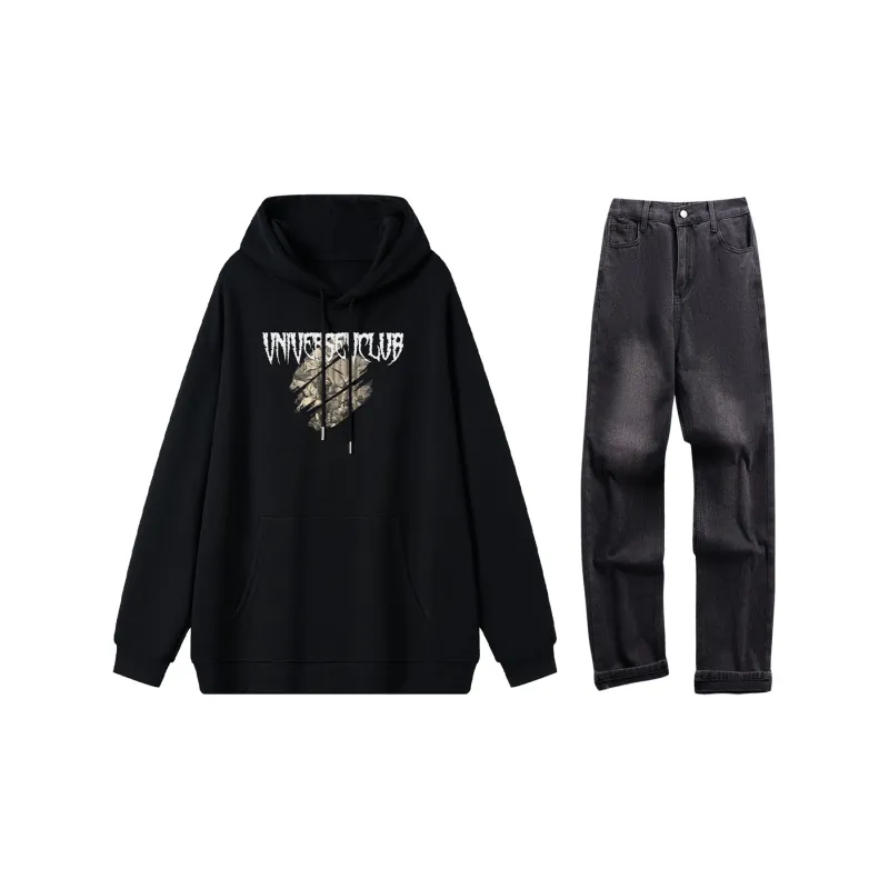 VniVerseVClub Sweatshirt Set Unisex-9