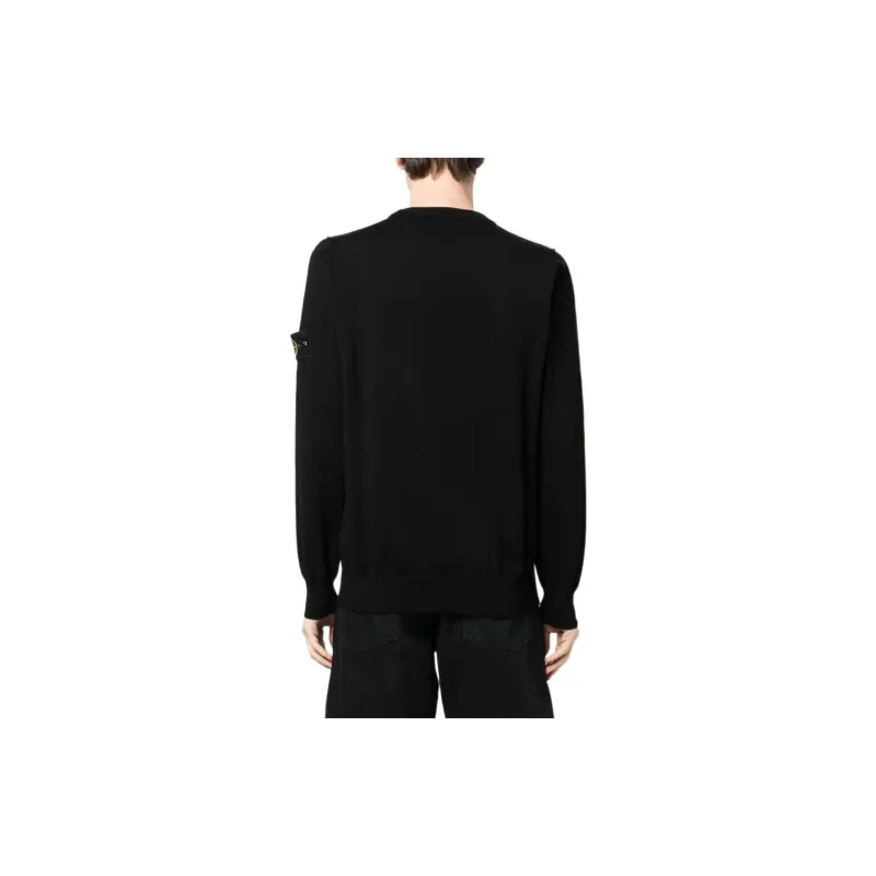 STONE ISLAND Compass Patch Crewneck Jumper-2