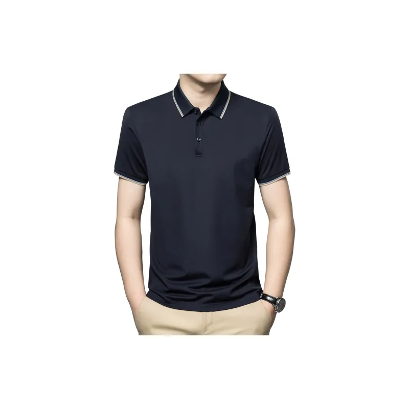 H YXIANG Polo Shirts Men-6