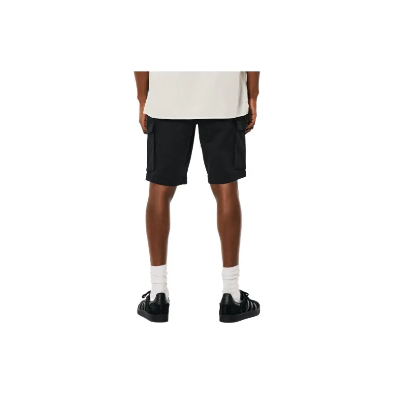 Hollister Cargo Shorts Men Black-3