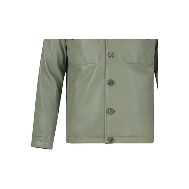 EMPORIO ARMANI Jackets Men Light Khaki Green-3