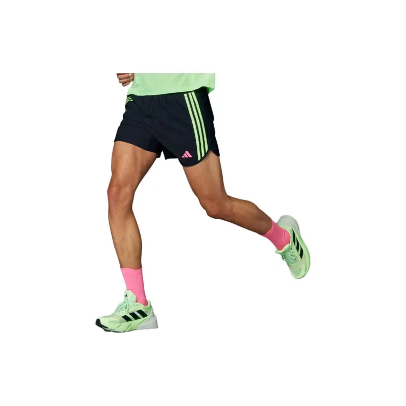 Adidas Free Shipping With AdiClub Own The Run 3 Stripes Shorts-1