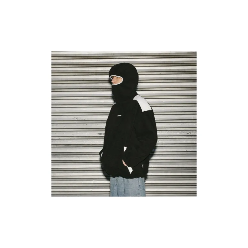 LOOKUN Sweatshirts Unisex Black-2