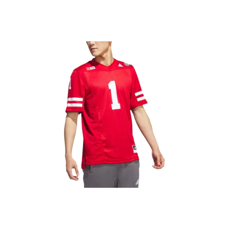 Adidas Nebraska Football Off Field Home Jersey-1