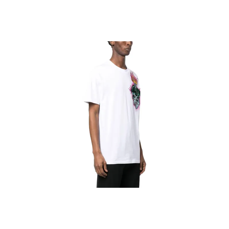 PHILIPP PLEIN Tattoo print Detail T shirt-3