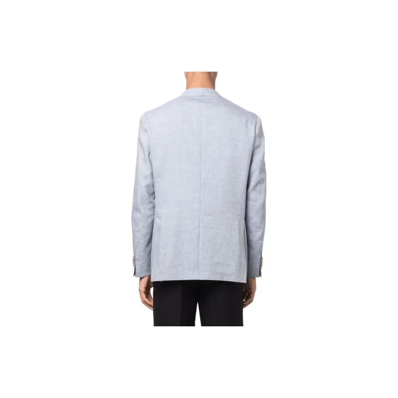 Canali Single breasted Linen wool Blazer-2