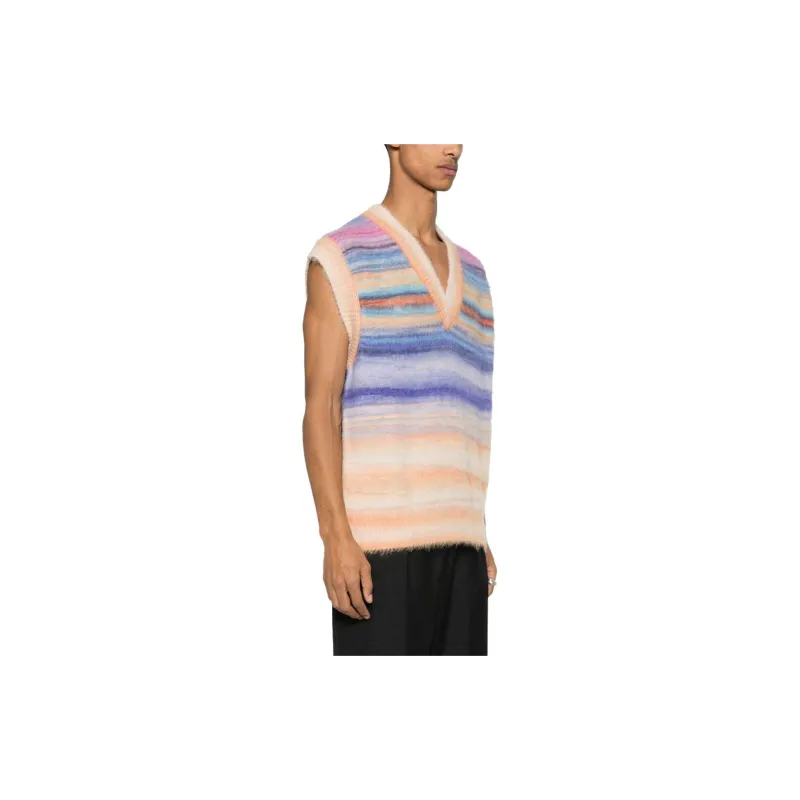 MISSONI V neck Striped Vest-3