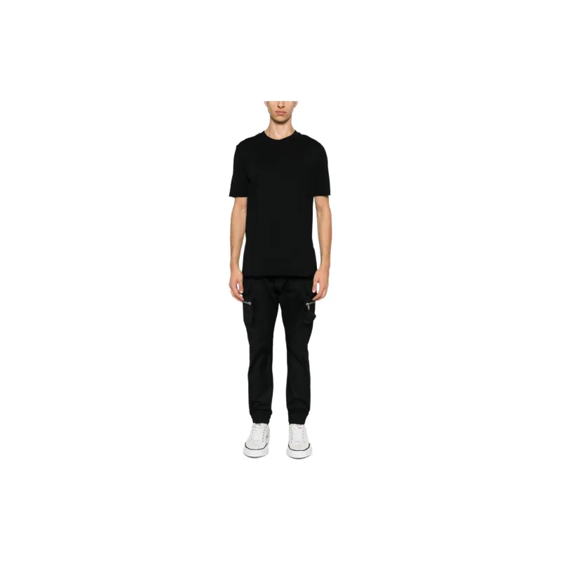 Thom Krom Scar Stitch Detailed Crewneck T Shirt-2