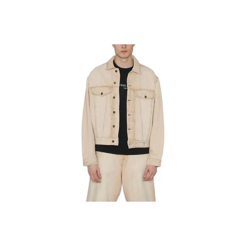 GUESS Jackets Men Ecru-2
