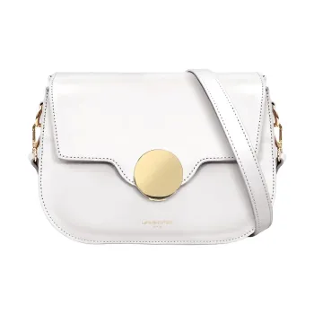 Le Parmentier Calfskin Crossbody Bag Shoulder Bag Regular Women's White
