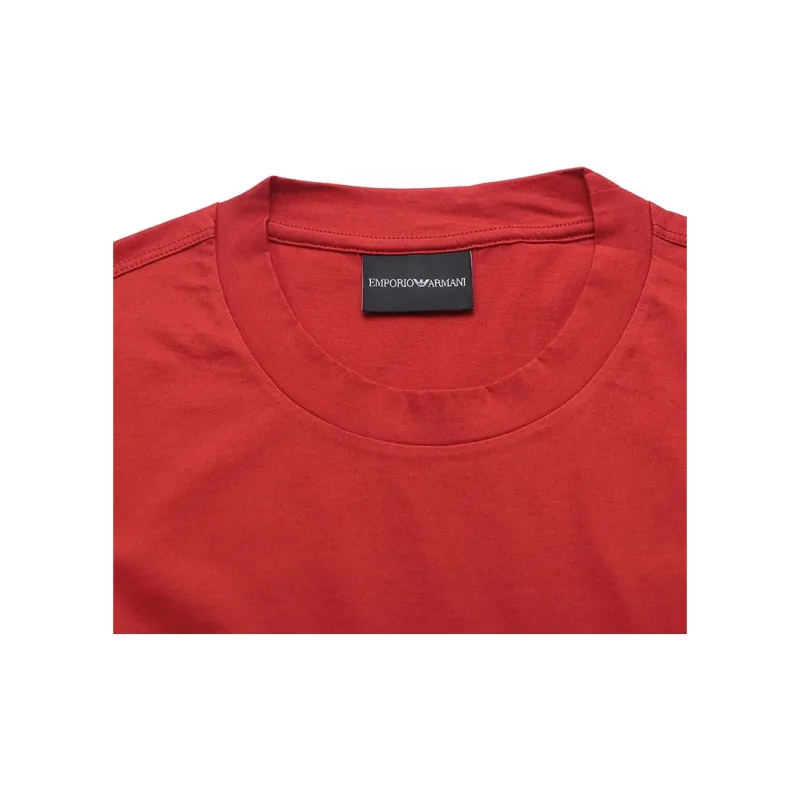 EMPORIO ARMANI T Shirts Men Rusty Red-8