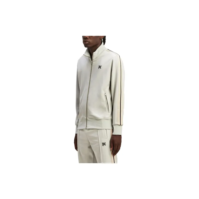 PALM ANGELS Monogram Embroidered Zipped Jacket-3