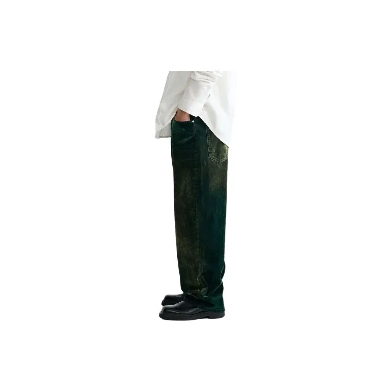 ZARA Jeans Men Green-4