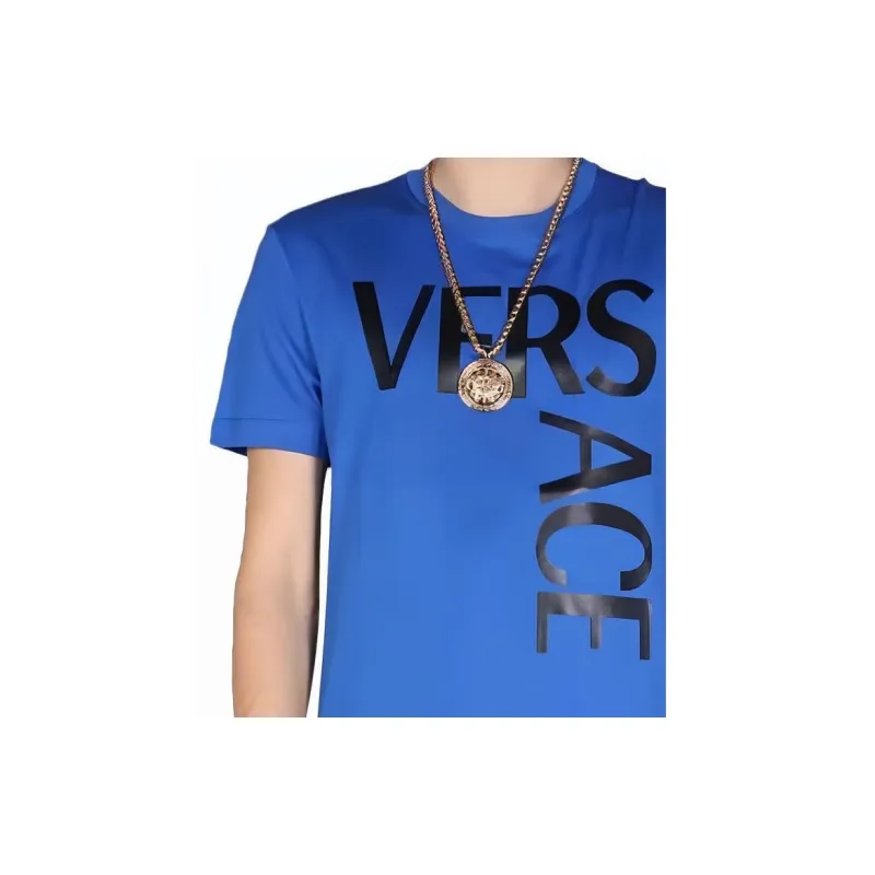 VERSACE T Shirts Men Blue-3