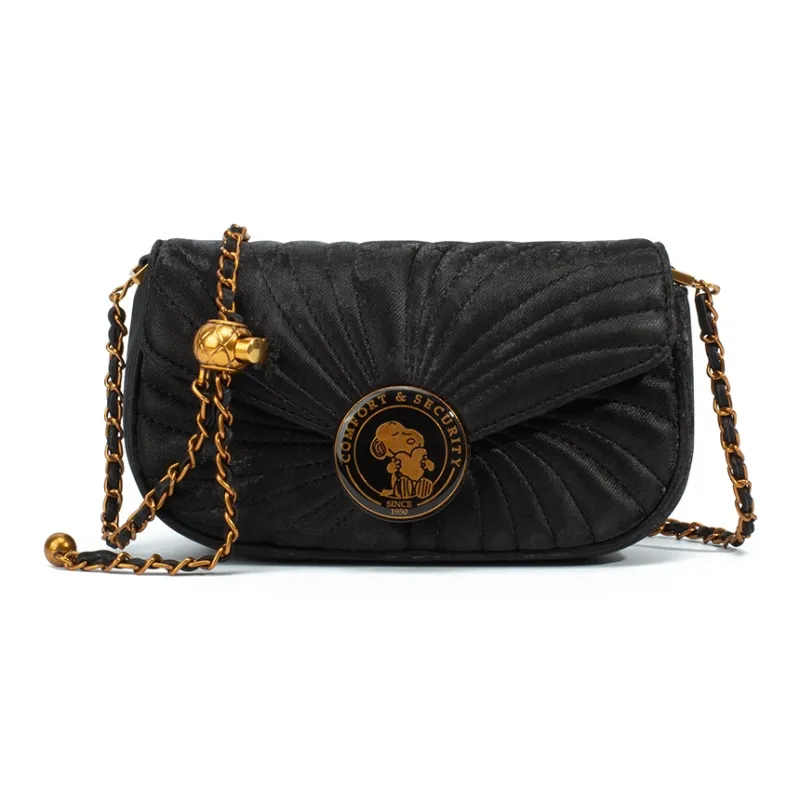SNOOPY PU Crossbody Bag Shoulder Bag Regular Women's Ecru-6