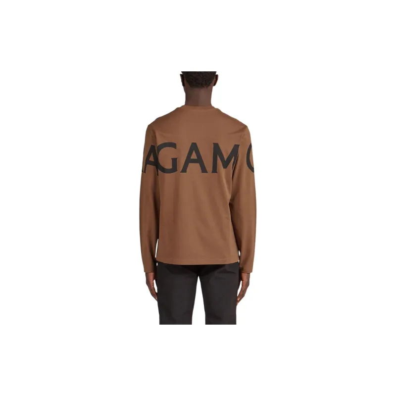 FERRAGAMO Logo-print Cotton T-shirt-3