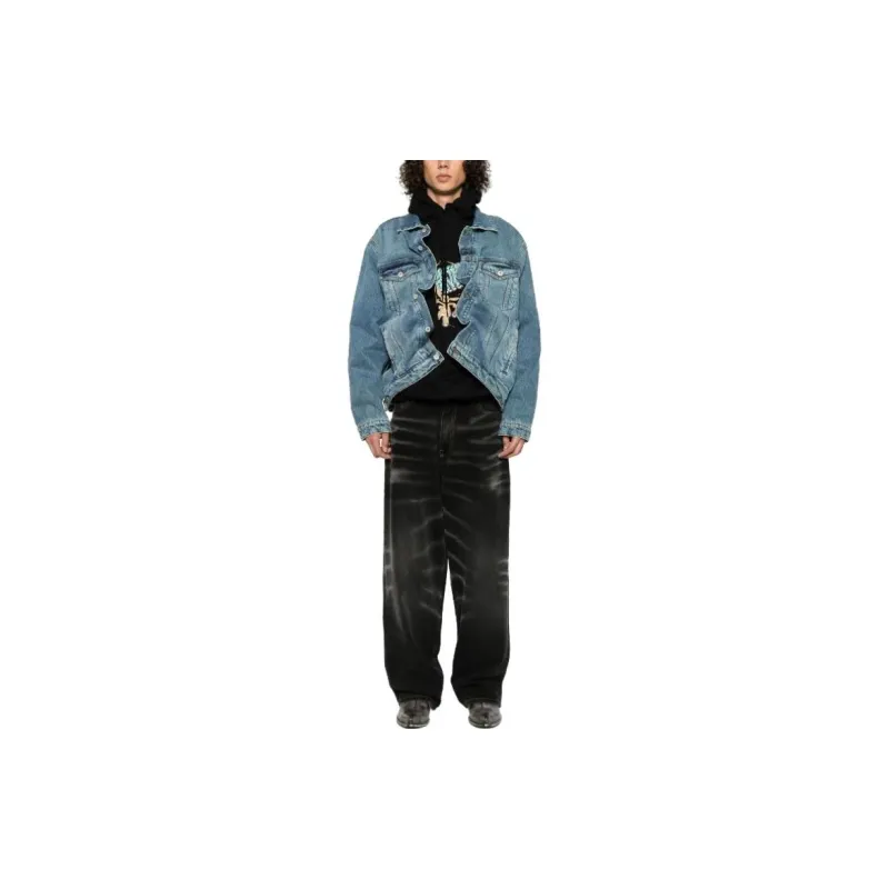 Y/Project Washed Wide leg Jeans-2