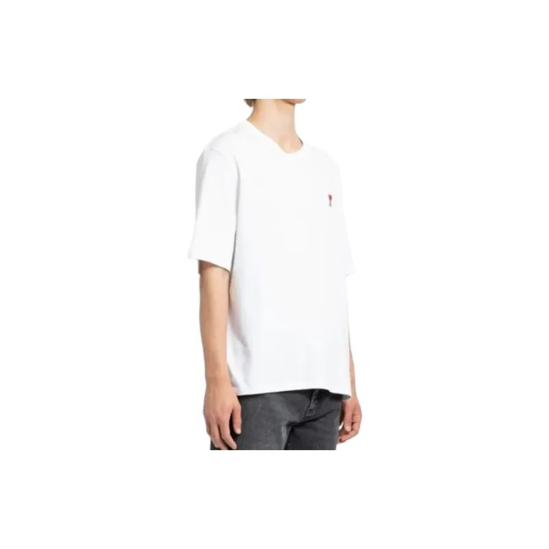 Ami Paris Ami De Coeur Tee White-5