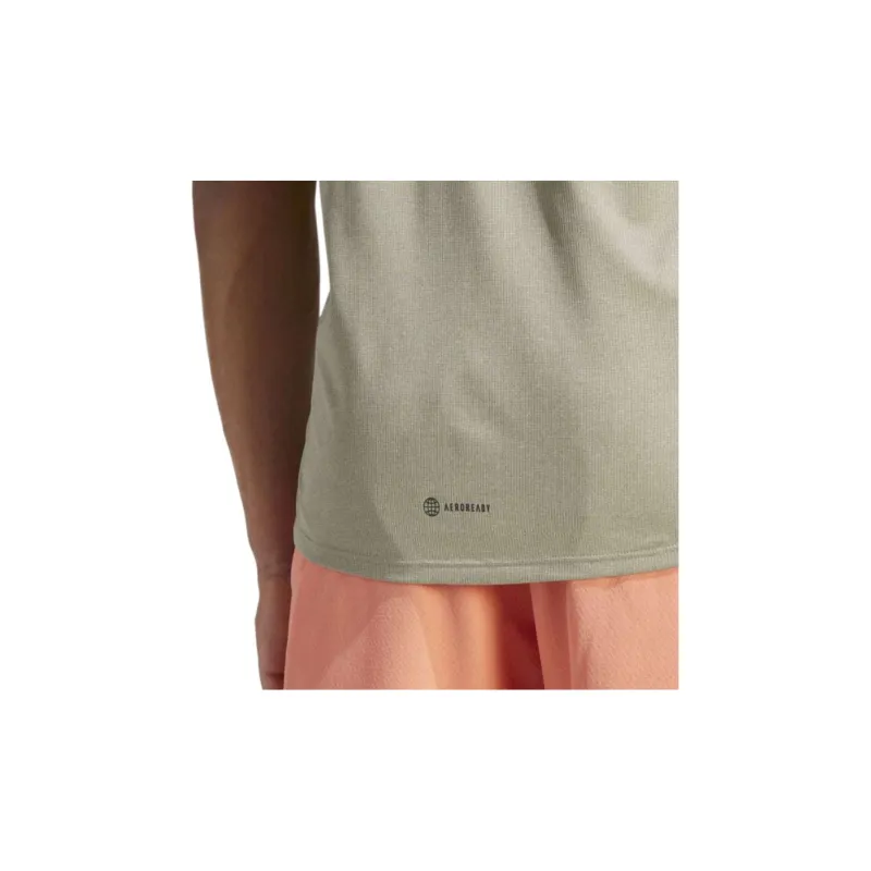 Adidas T Shirt Men's Pebble Silver Gray-5