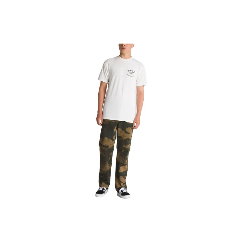 Vans Checkerboard Society T-Shirts Unisex White-3