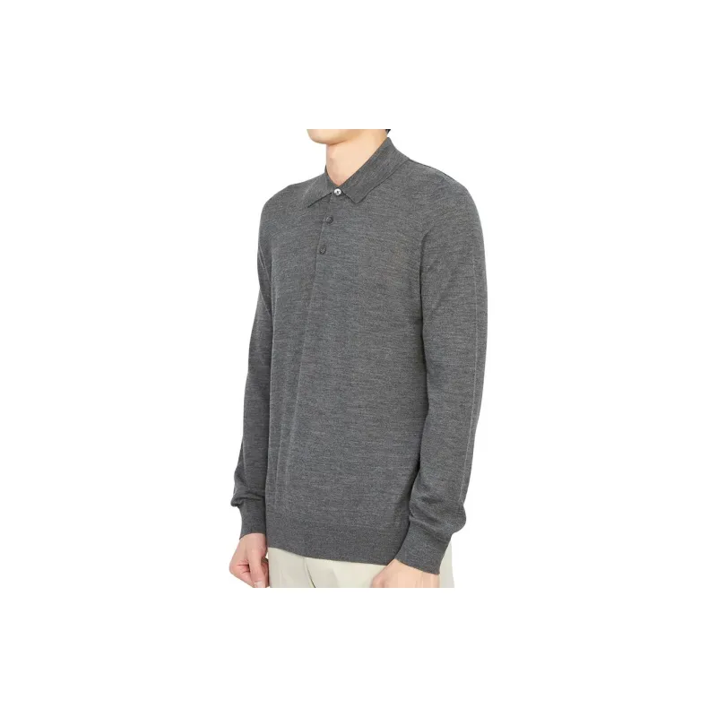 JOHNSTONS OF ELGIN Polo Shirt Men's Gray-2