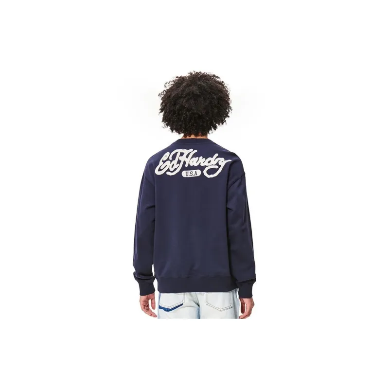 Ed Hardy Sweatshirt Men's Midnight Blue-2