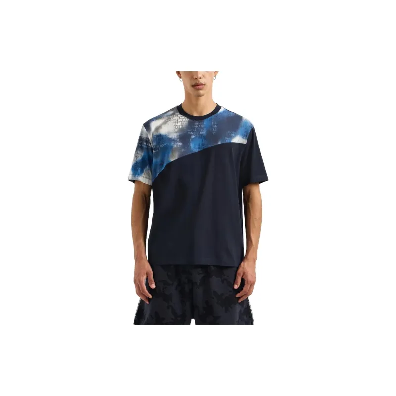 ARMANI EXCHANGE SS24 Drop Shoulder Sleeve T Shirt Men's-1