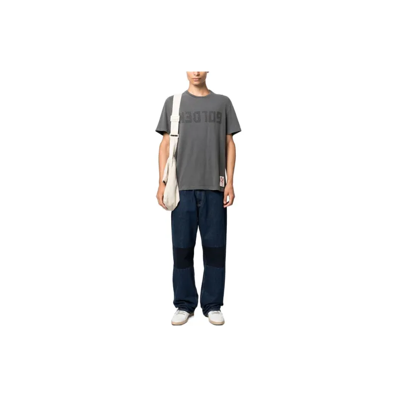 Golden Goose Deluxe Brand Logo Printed Crewneck T Shirt-2