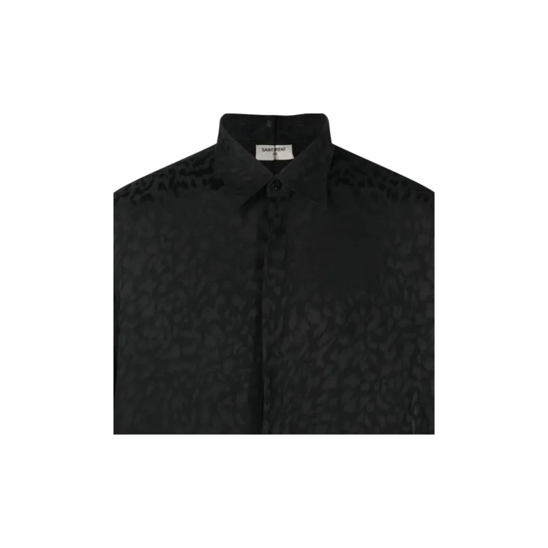 SAINT LAURENT SS23 Shirt Men's Black-4