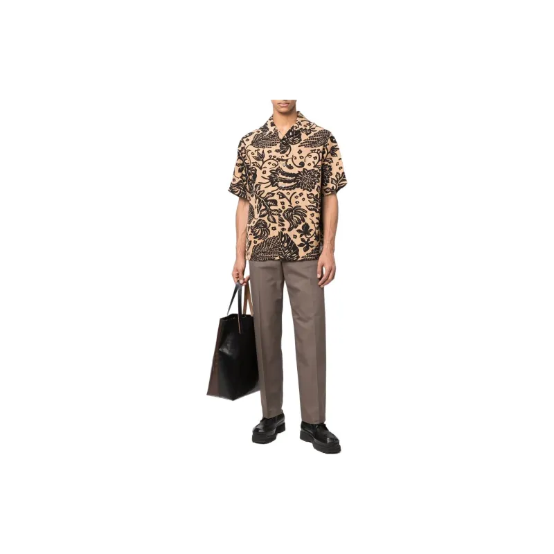 JIL SANDER Shirts Men Coffee-1
