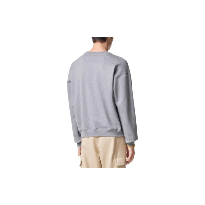 VERSACE Medusa embroidered Cotton Sweatshirt-4