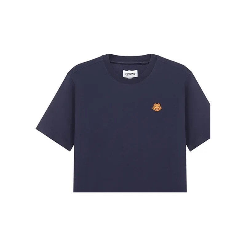KENZO Classic Tiger Head SS22 T Shirt Men's Navy-5