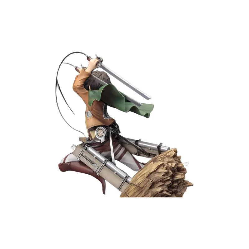 Kotobukiya Artfx J Attack On Titan Eren Yeager Renewal Package Ver. Figure Brown-1