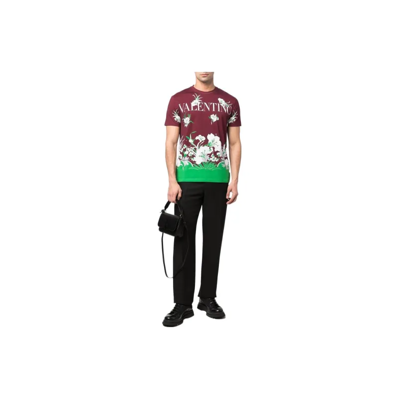 Valentino T-Shirts Men Red-2