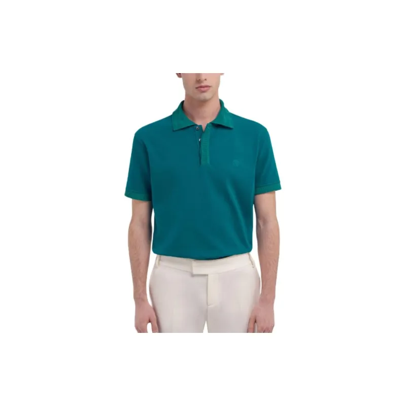 Roberto Cavalli SS24 Polo Shirt Men's Blue-2