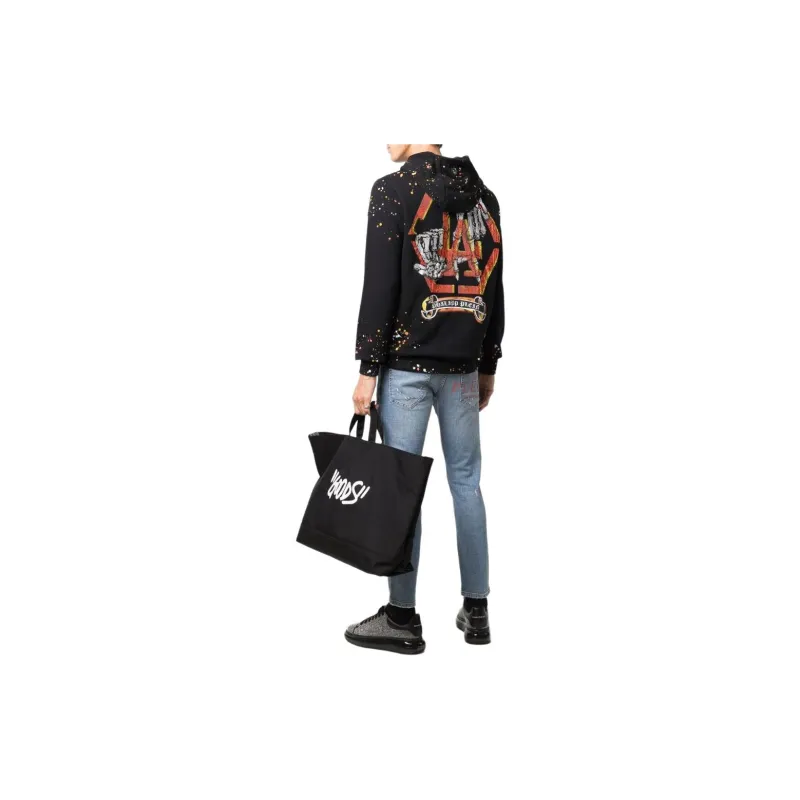 PHILIPP PLEIN Paint Splatter print Pullover Hoodie-2
