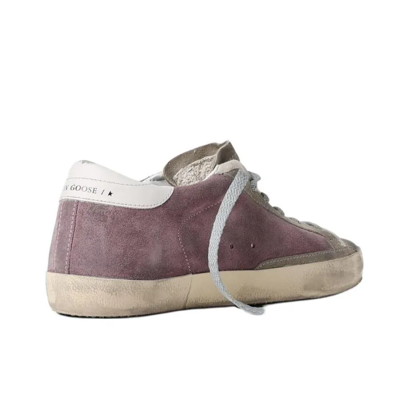 Golden Goose Low Top Skateboard Shoes Women's Purple-3