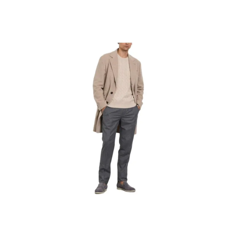 Brunello Cucinelli Coats Men's Light Umber-1