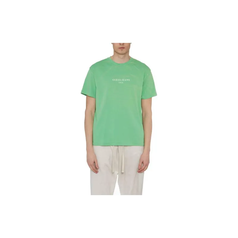 GUESS T-Shirts Men Green-1