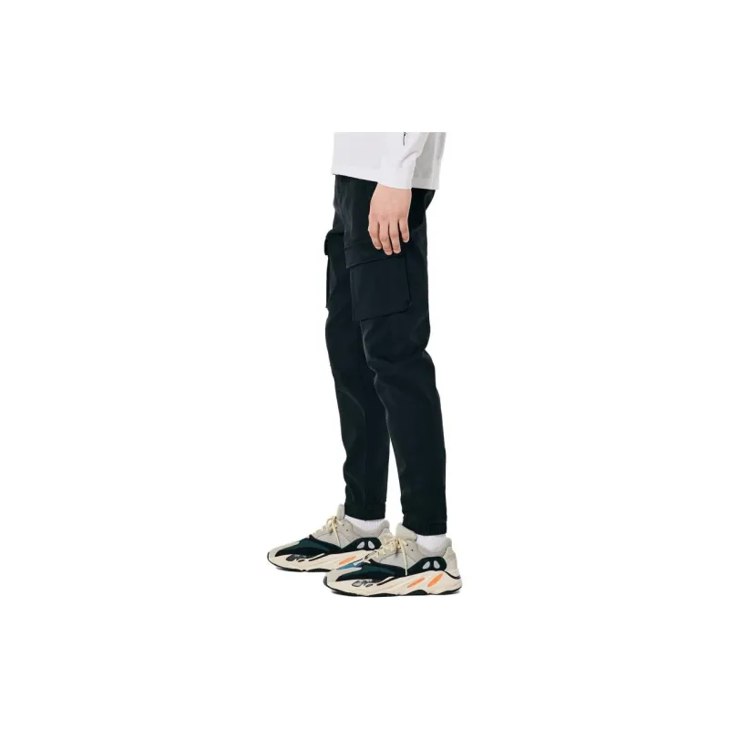 Hollister Casual Pants Men Black-3
