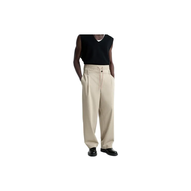 ZARA Casual Pants Men Beige-2