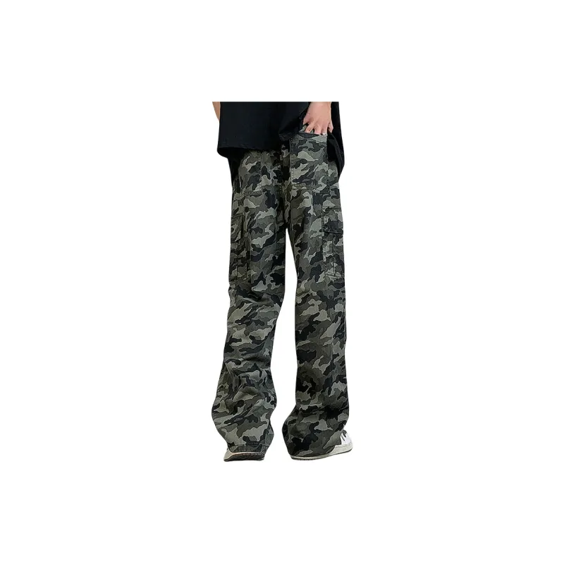 XINIYA TRAVEL Jeans Unisex Forest Green-5