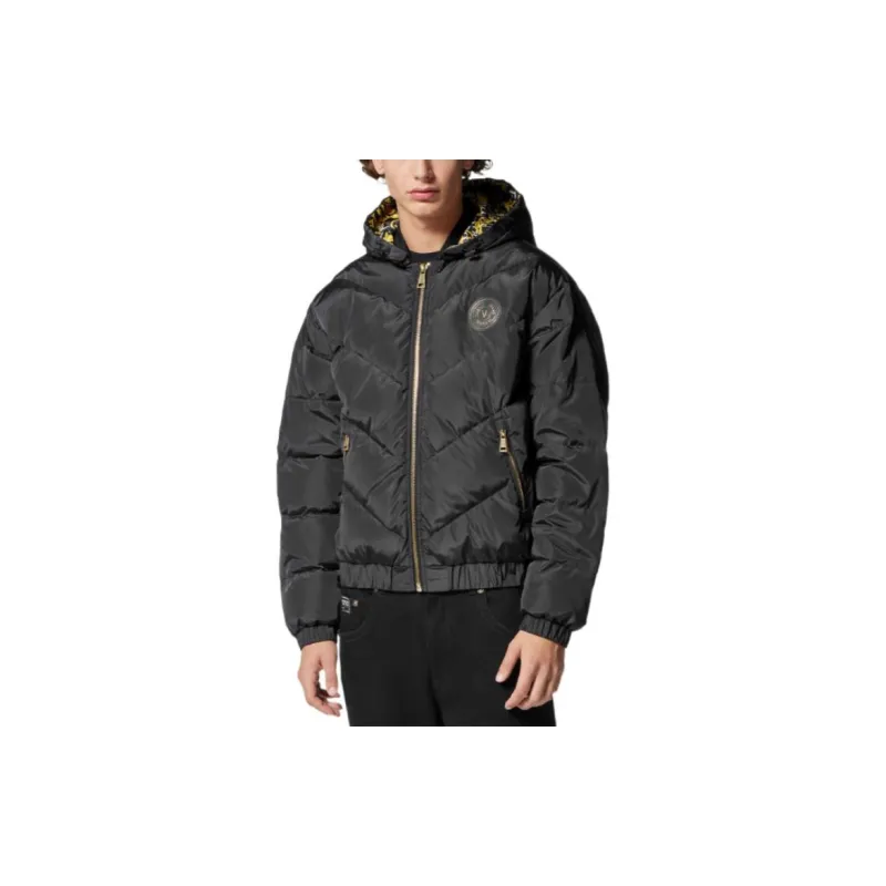 VERSACE JEANS COUTURE SS23 Down Jacket Men's Black-2
