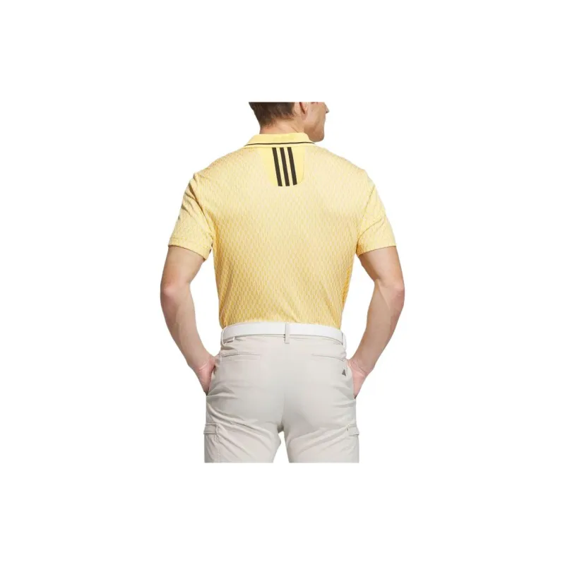 Adidas Polo Shirts Men Yellow-2