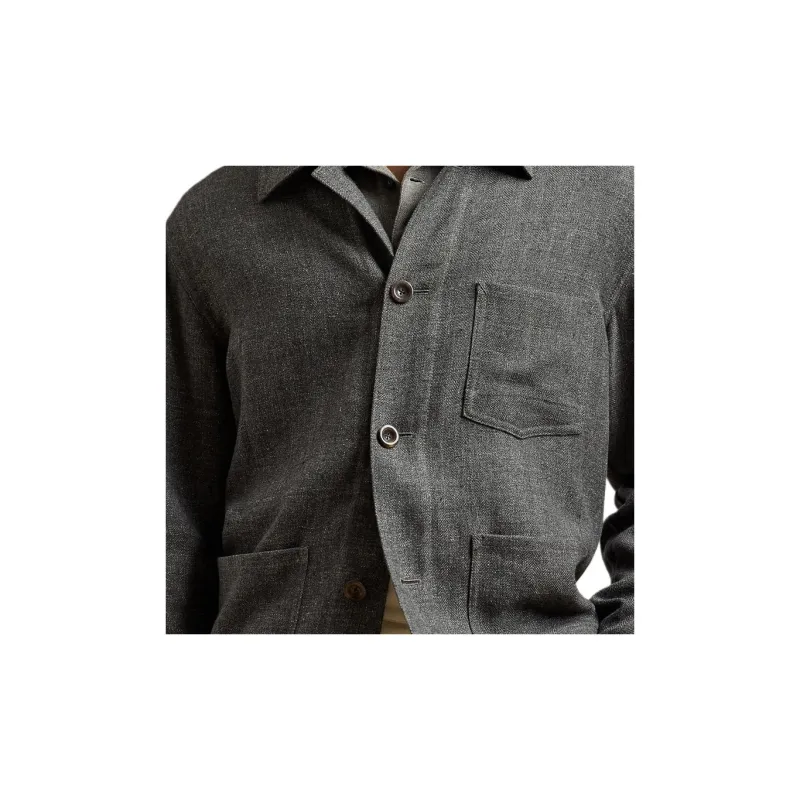 Ralph Lauren Purple Label FW24 Jackets Coats Men's Medium Gray-1