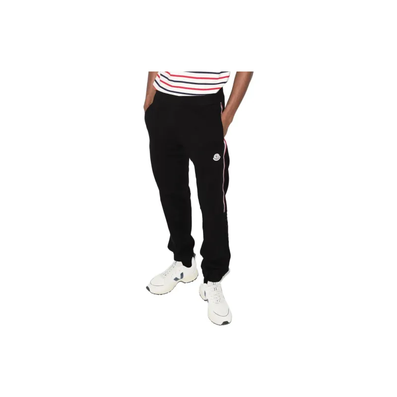 Moncler Knitted Sweatpants Men Black-1