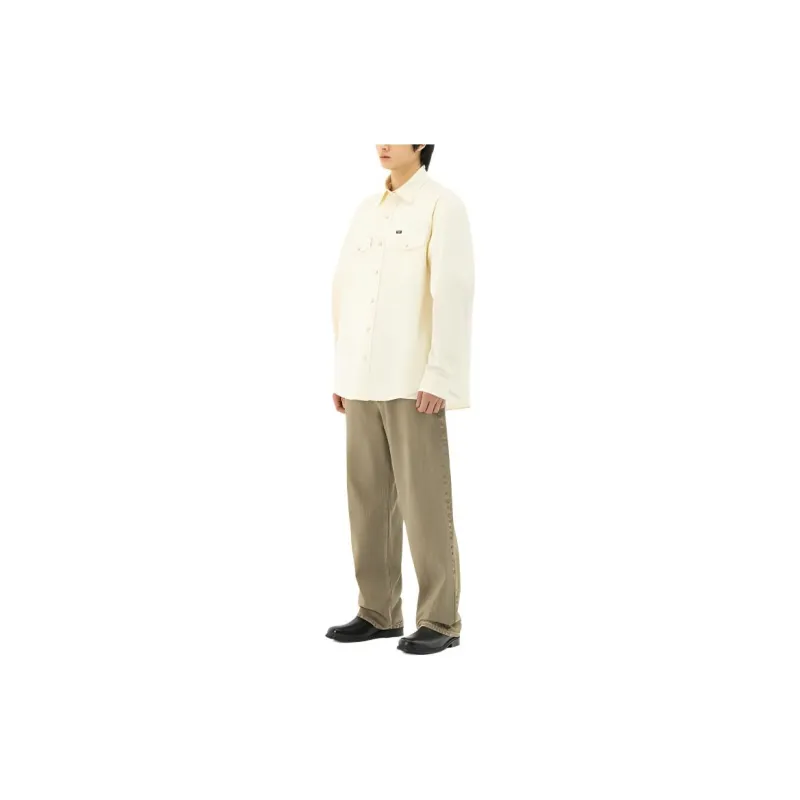 Lee Shirts Men Beige-4