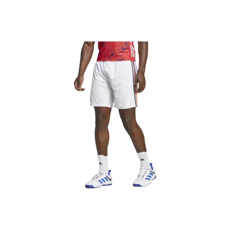 Adidas FRANCE HANDBALL SHORTS Sports Shorts Men's White/Marine Blue Team 2/University Red Team-3