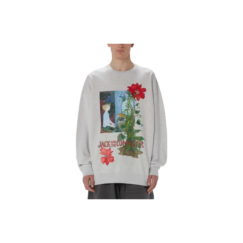 JW Anderson Graphic Printed Drop Shoulder Sweatshirt-1